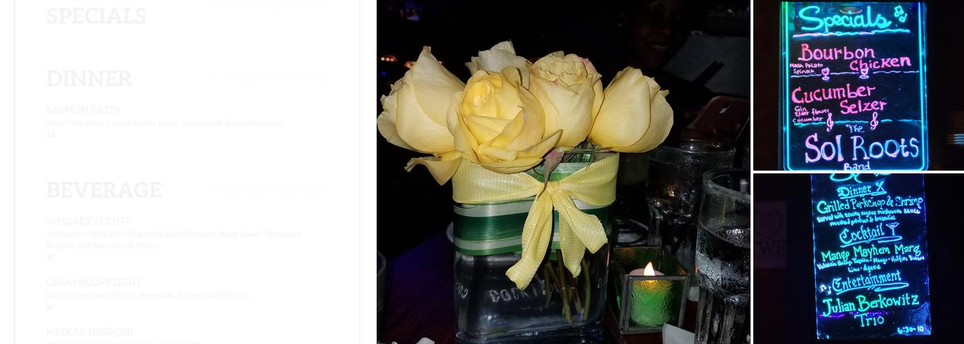 Jojo Restaurant and Bar Menu