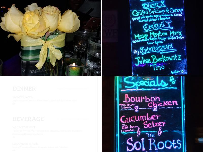 Jojo Restaurant and Bar Menu