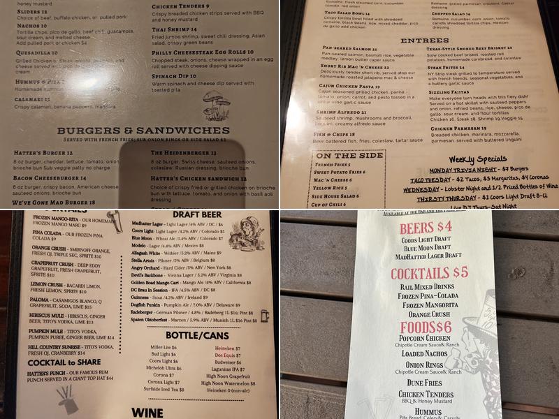 Madhatter Menu