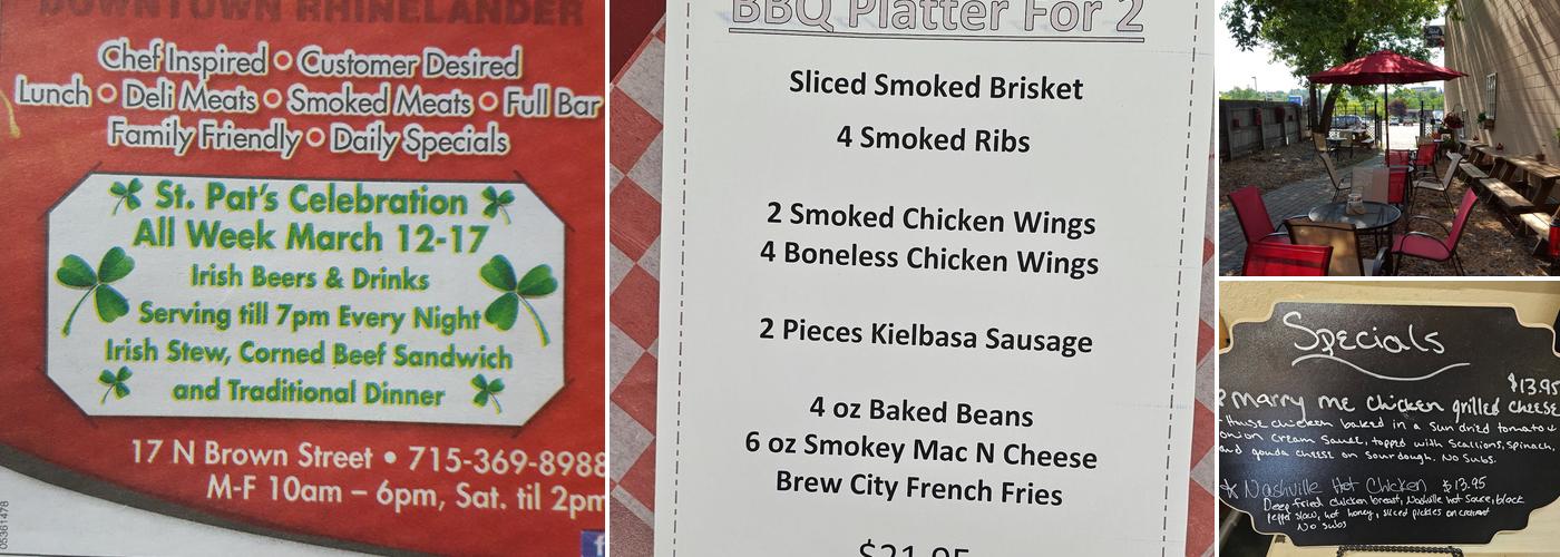 CT's Deli LLC Menu