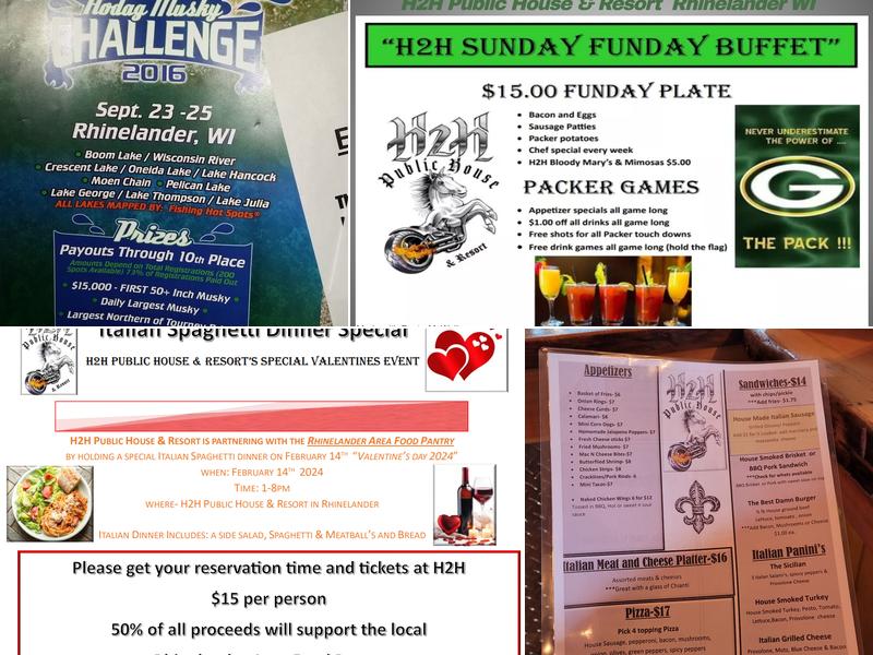 Blind Pig NW (Northwoods) Menu