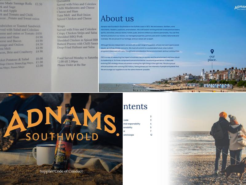 The Railway Inn Menu