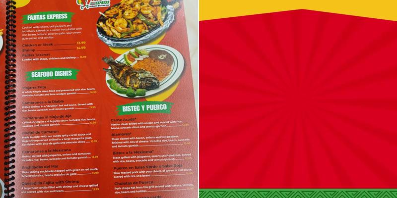 Taco Express Menu