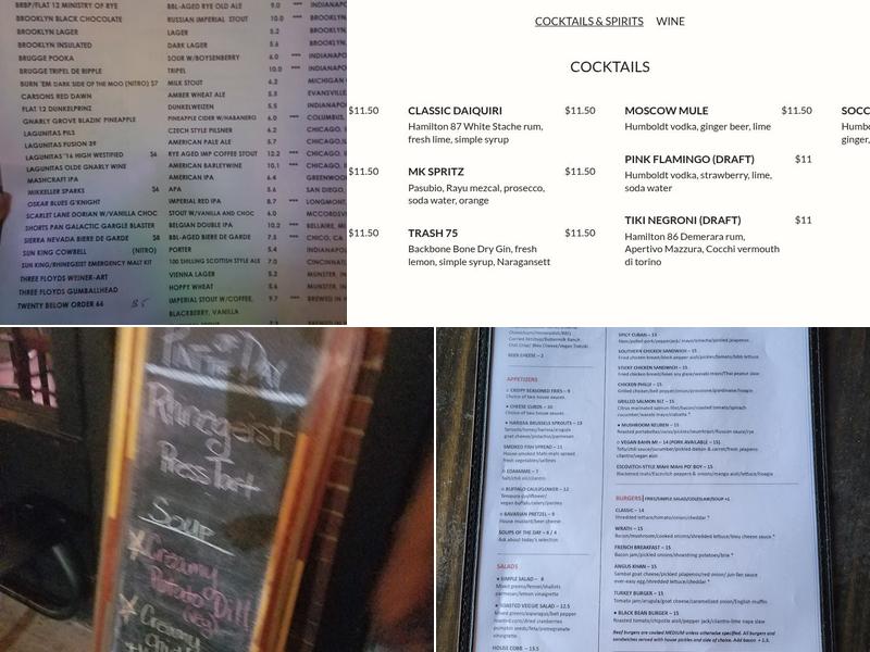 Twenty Tap Menu
