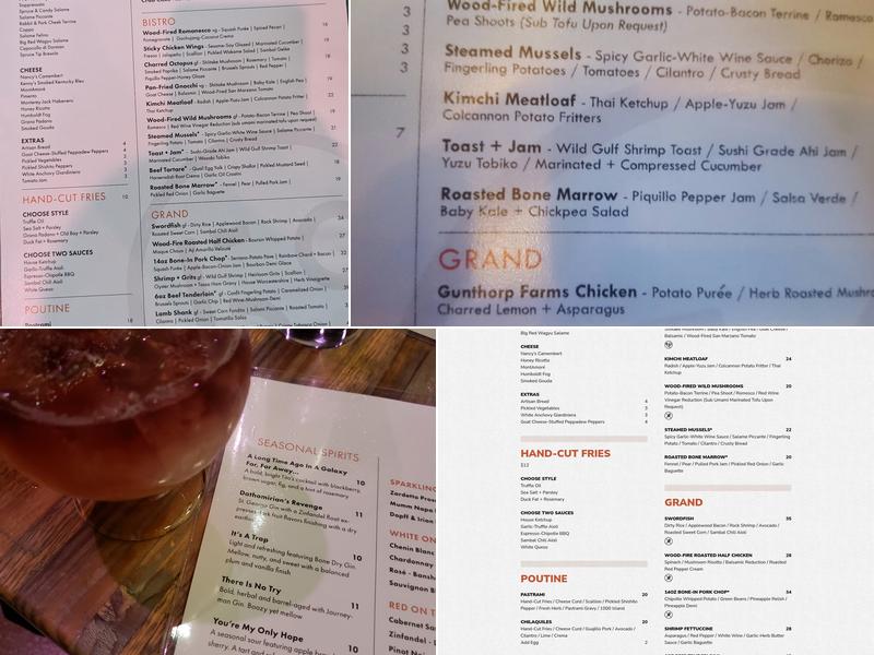 Union 50 Menu