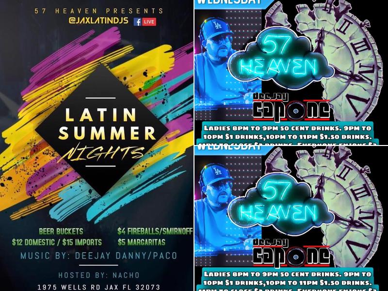 Fifty Seven Heaven Menu