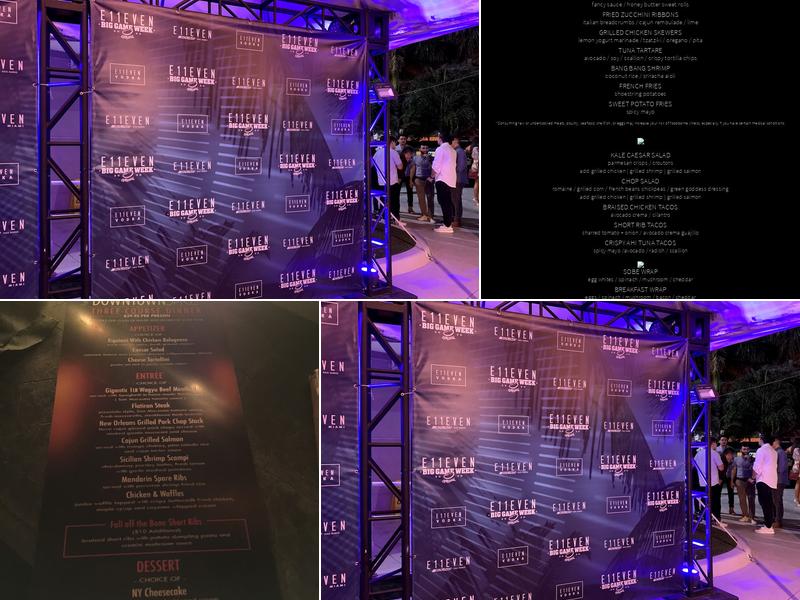 E11EVEN MIAMI Menu