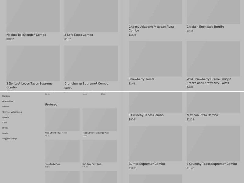 Taco Bell Menu