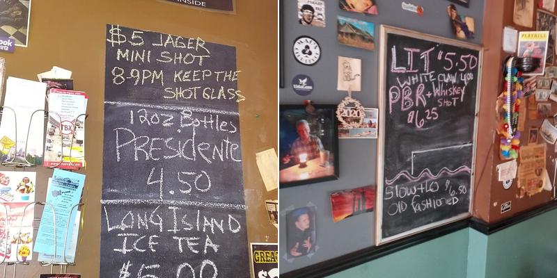 The Hub Bar Menu