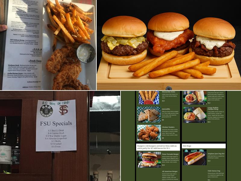 Bad Monkey Ybor Menu