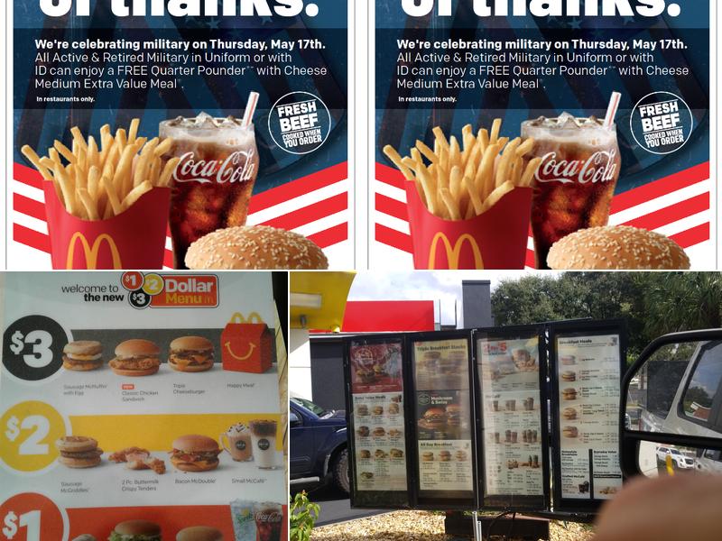 McDonald's Menu