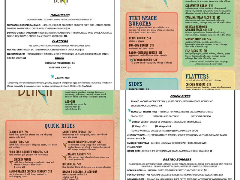 Wave Nightclub at Shephard's Menu