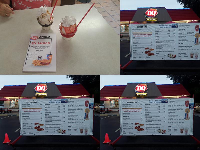 Dairy Queen Menu
