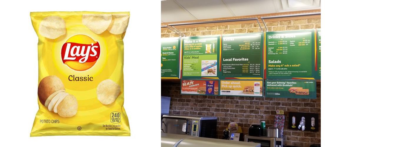 Subway Menu