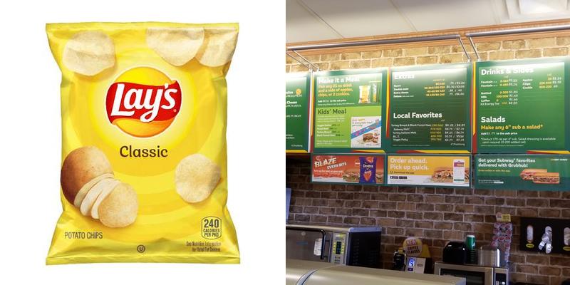 Subway Menu