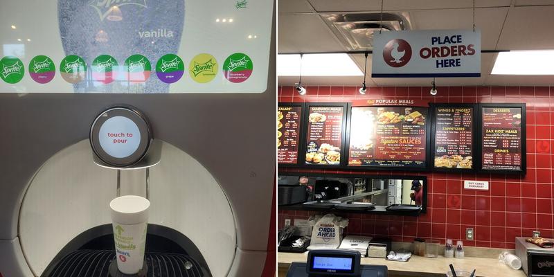 Zaxby's Chicken Fingers & Buffalo Wings Menu