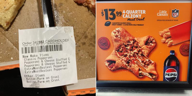 Little Caesars Pizza Menu