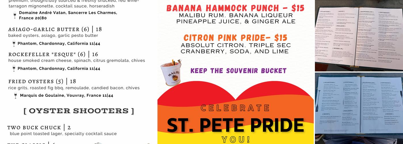 The Oyster Bar Menu
