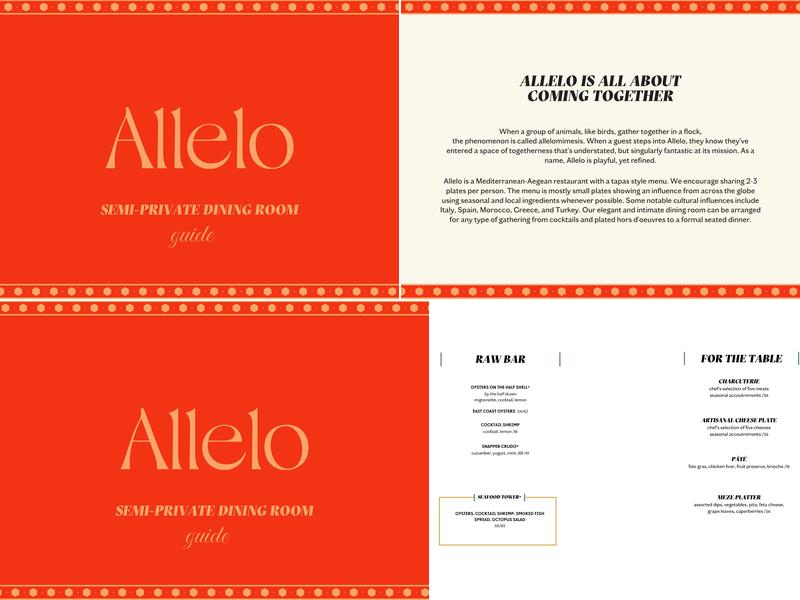 Allelo Menu