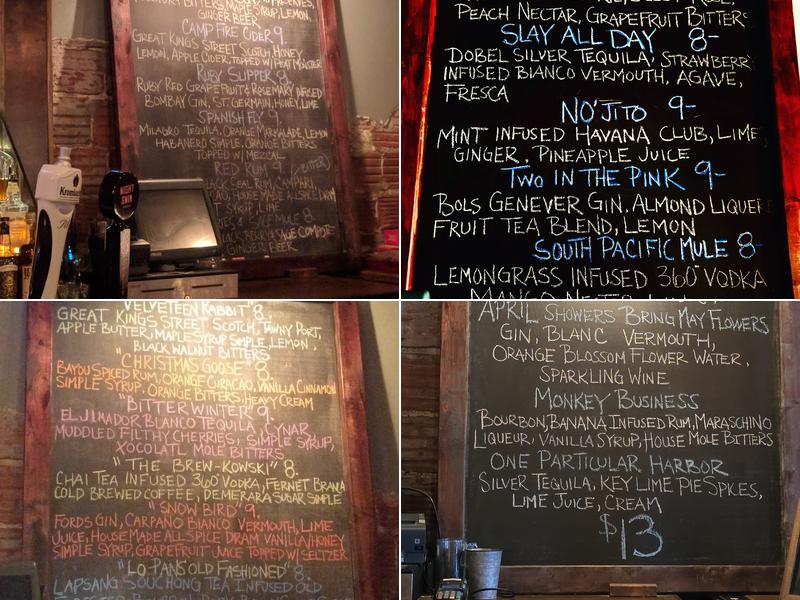 The Wayward Goose Menu