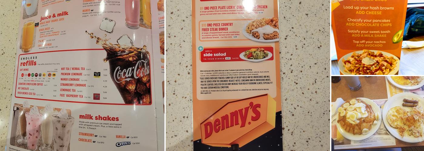 Denny's Menu