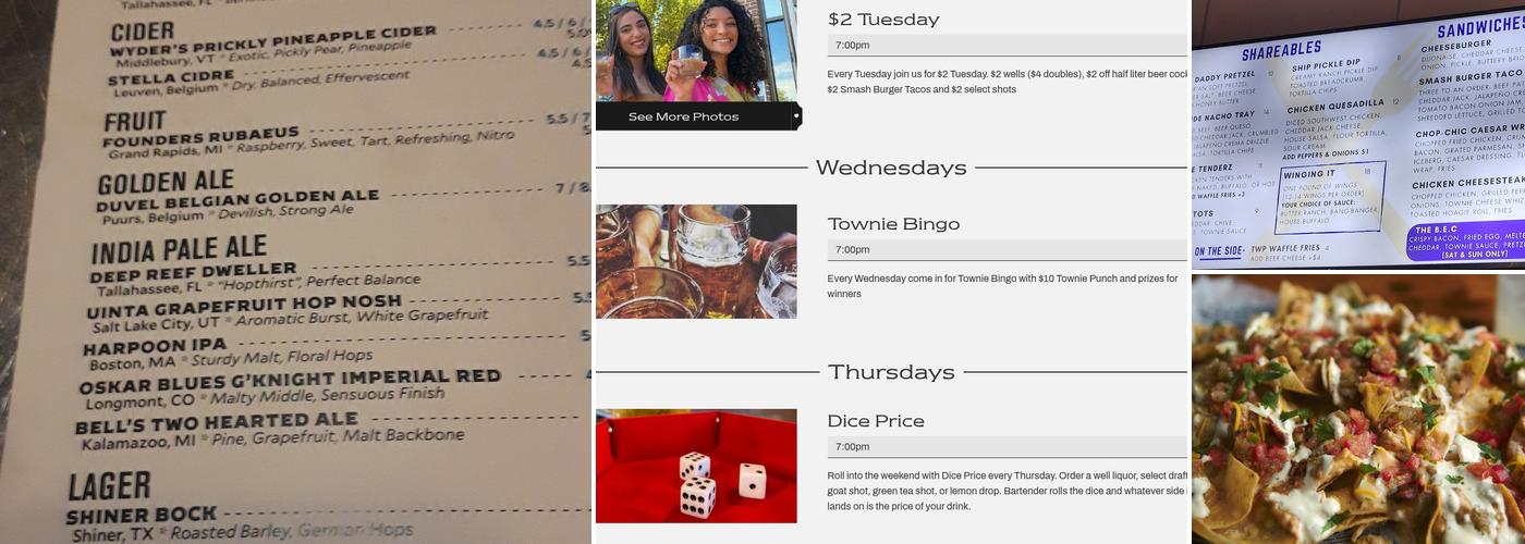 Township Menu