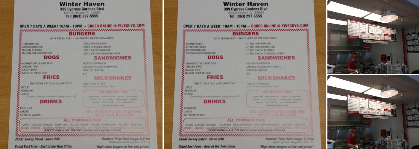 Five Guys Menu