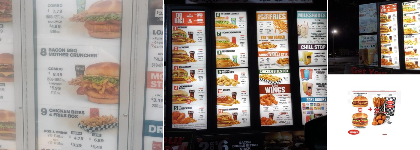 Checkers Menu