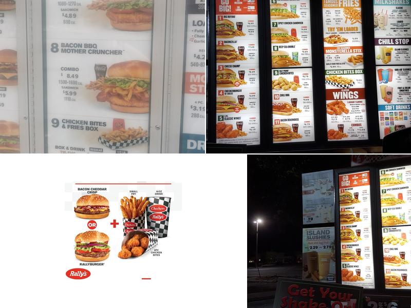 Checkers Menu