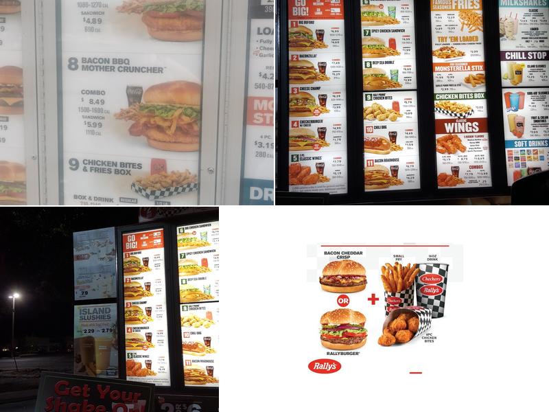 Checkers Menu