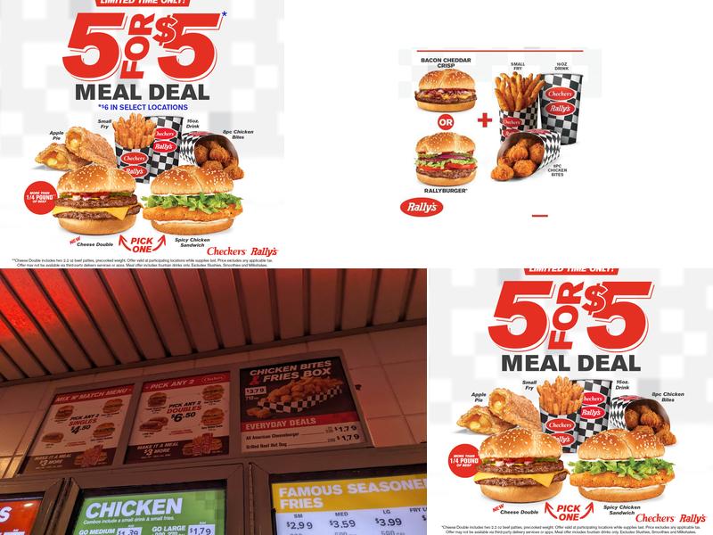 Checkers Menu