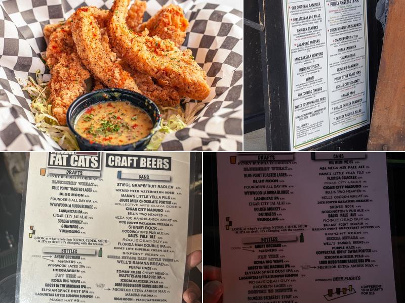 Original Fat Cats Menu
