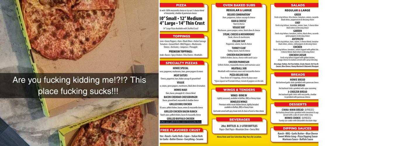 Hungry Howie's Pizza & Subs Menu