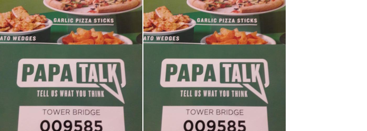 Papa Johns Pizza Menu