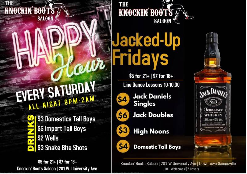 Vivid Music Hall Menu