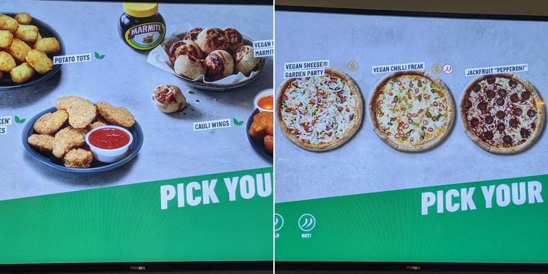 Papa Johns Pizza Menu
