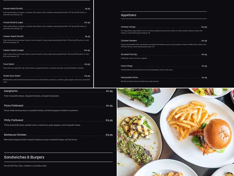 Boca Hideaway Menu