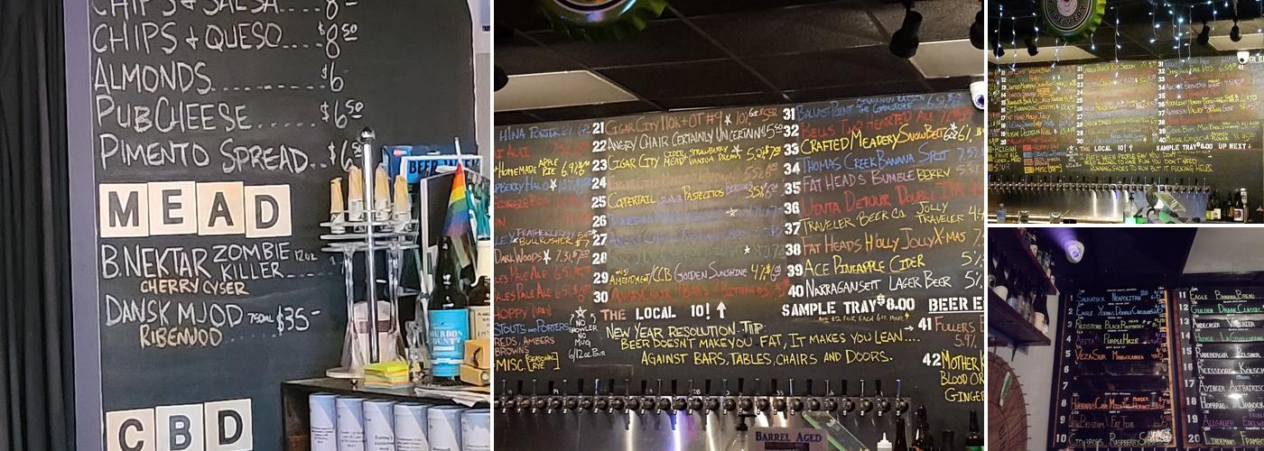 Willard's Tap House Menu