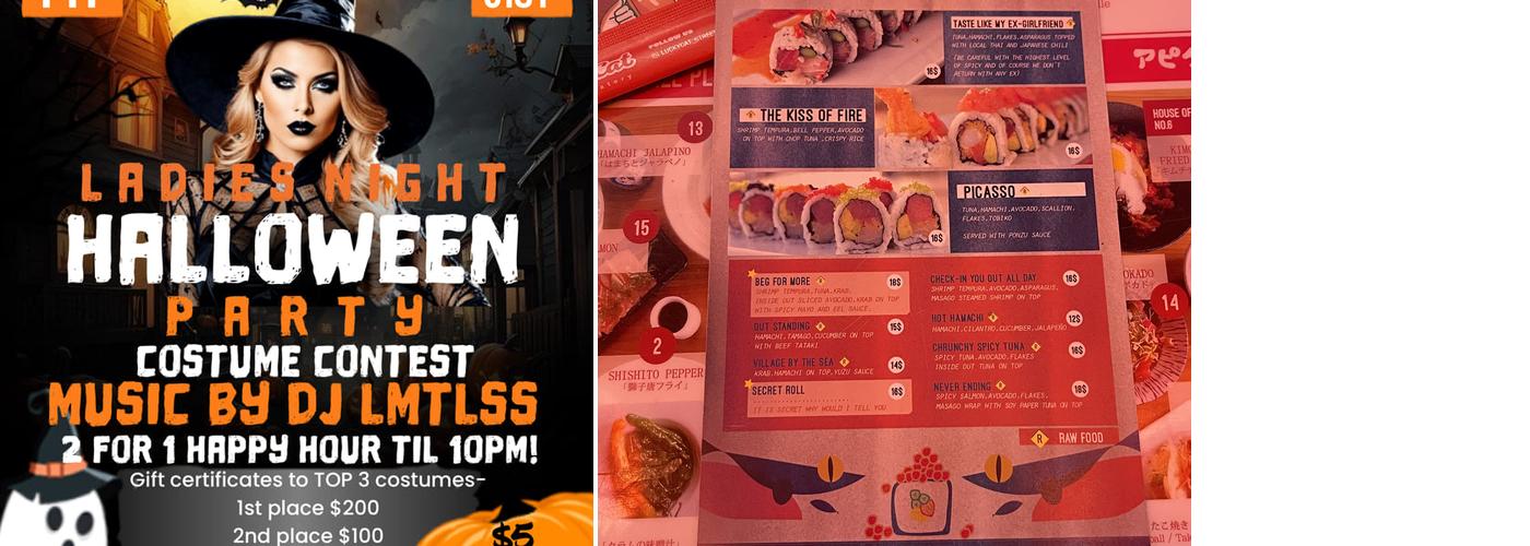 Hurricane Bar and Lounge Menu