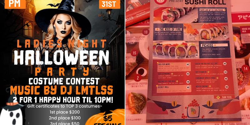 Hurricane Bar and Lounge Menu