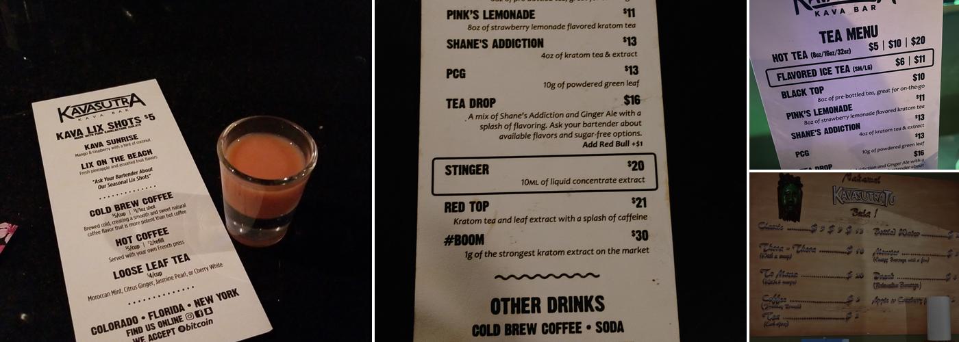 Kavasutra Kava Bar - Lake Worth Menu