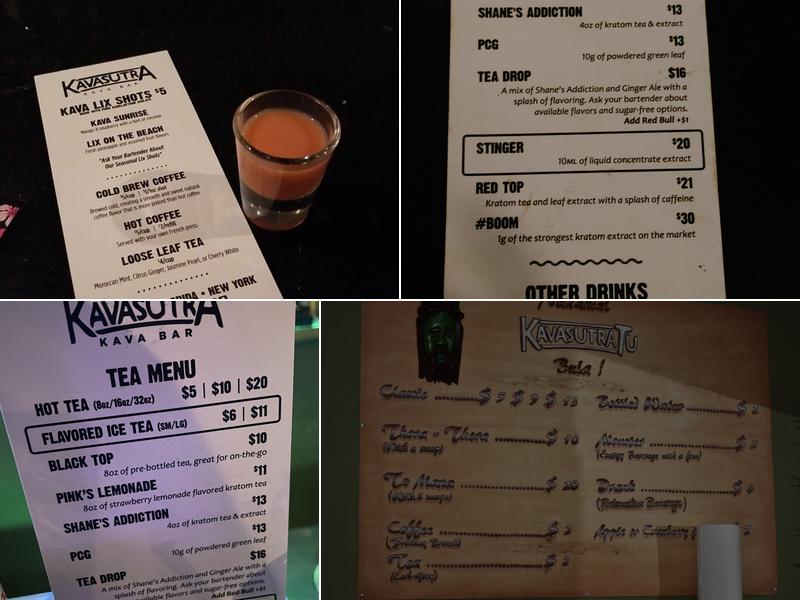 Kavasutra Kava Bar - Lake Worth Menu