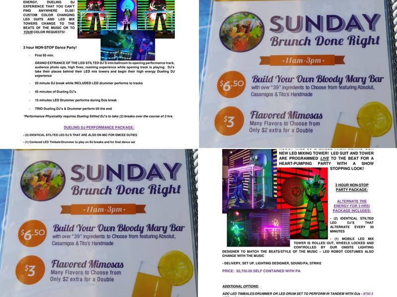 3NINE at Rosen Plaza Menu