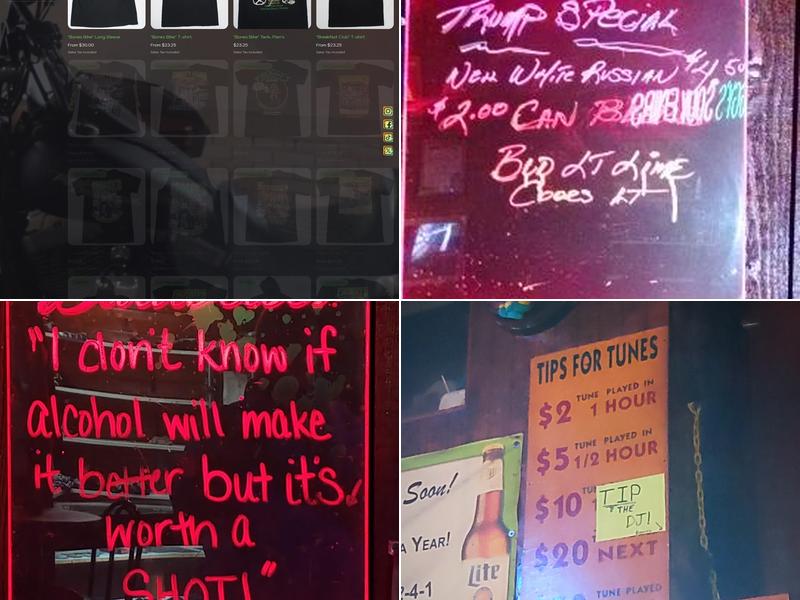 Froggy's Saloon Menu