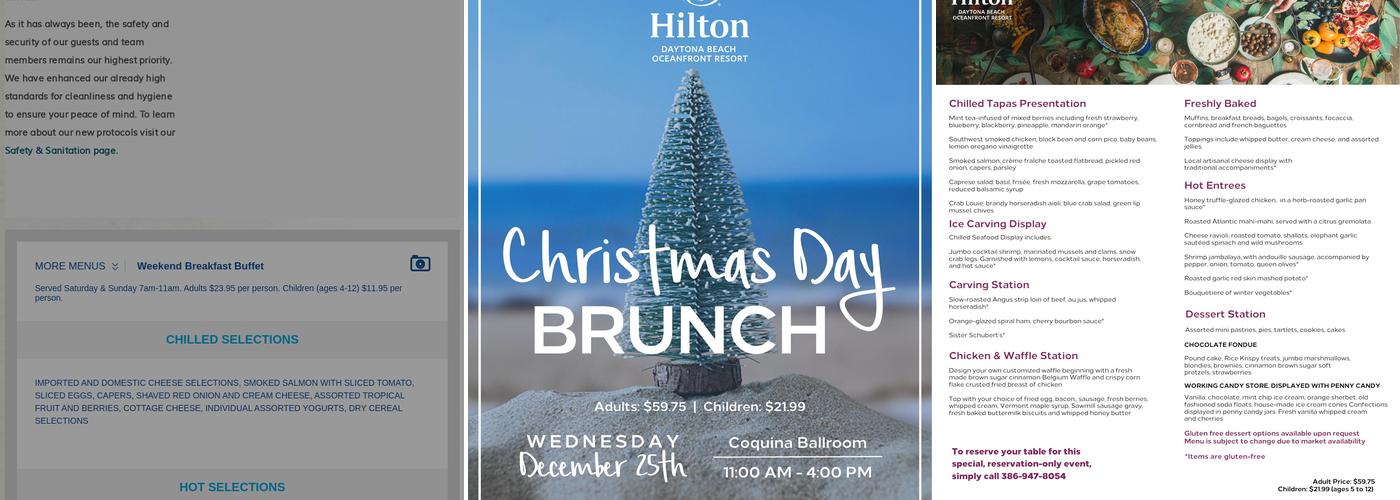 Clocktower Lounge Menu