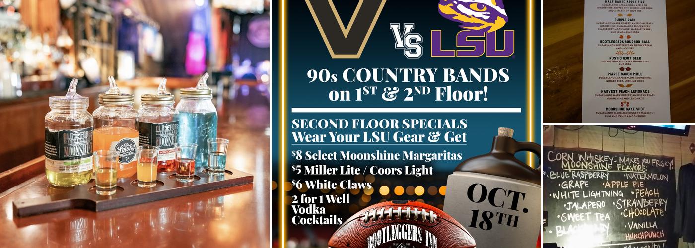 Bootleggers Inn Menu