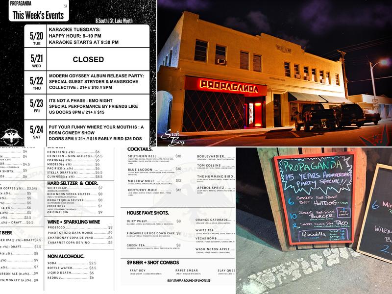 Propaganda Menu