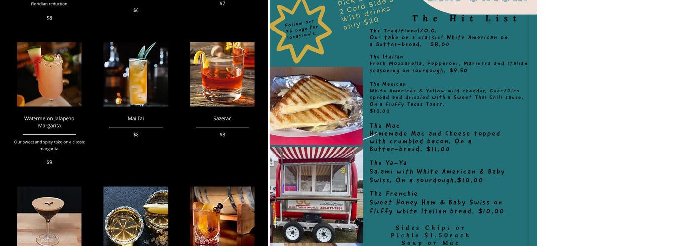 Infinite Ale Works Menu