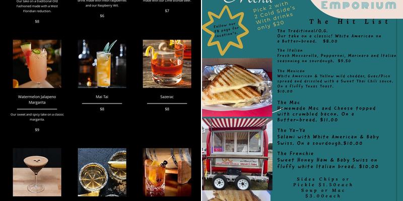 Infinite Ale Works Menu