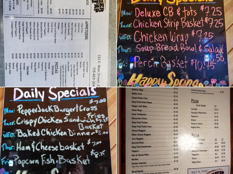 Badger Tap Menu